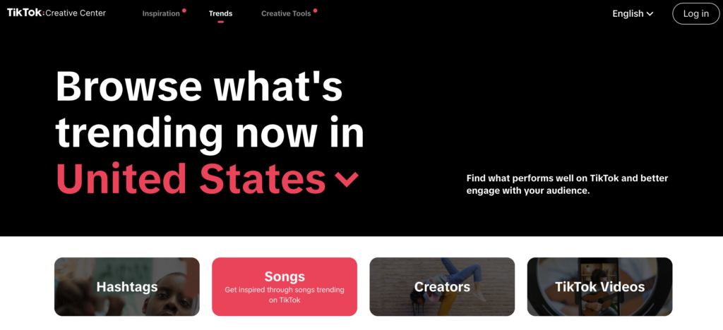 tiktok creative center